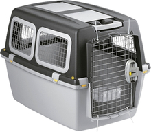 Transpordipuur Stefanplast Gulliver 5 Plus, 81 x 61 x 60 cm, tumehall/helehall