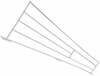 Aknakaitsevõre Trixie 4416, 62 x 16-8 cm, valge