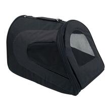 Transportkott Gloria Gloss Airline, 46 x 25 x 23 cm, must