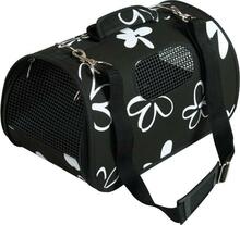 Transpordikott Zolux Flower, 43.5 x 28.5 x 25 cm, must
