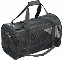 Transpordikott Flamingo Divina M, 50 x 28 x 30 cm, must