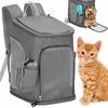 Lemmikloomade transpordiseljakott Springos PA0232, 39 x 28 x 27 cm, hall