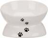 Keraamiline kauss Trixie Ceramic Bowl, 0.15 L, 13 cm, valge