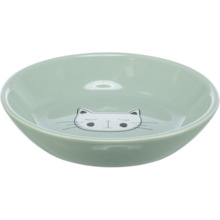 Kauss kassidele Trixie, madal, keraamiline, 0.2 L, 14 cm
