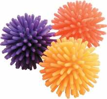 Mänguasi kassidele Zolux 580123, kummipallide komplekt, 3 tk, erinevad värvid, 4 cm