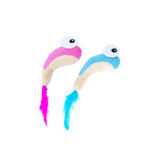 Mänguasi kassidele Petstages Dental Shrimpies, 15 cm, erinevad värvid, 2 tk