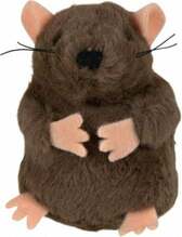 Mänguasi kassidele Trixie Mole, pruun, 5 cm