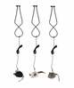 Mänguasi kassidele Flamingo Bungee Mouse KF12767, erinevad värvid