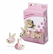 Kassi mänguasi Europet Bernina Shaking Rabbit, 7.6 cm, roosa/beež