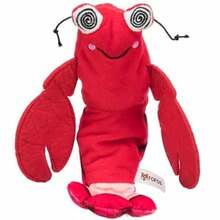 Kassi mänguasi Trixie Wriggle Shrimp 45825, punane, 23 cm