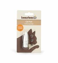 Mänguasi kassile Beeztees, 5 cm, valge