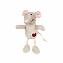 Mänguasi kassidele Trixie Mouse 45579, 11 cm, helepruun