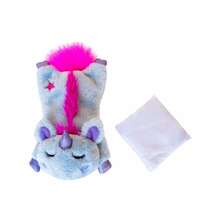 Mänguasi kassidele Outward Hound Unicorn Cuddle Pal, 28 cm, valge