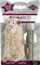 Mänguasi kassidele Duvo+ KeekaBoo, 10 cm, pruun/punane