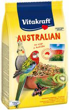 Keskmiste papagoide sööt eukalüptiga Vitakraft Australian, 750 g