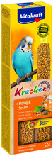 Vitakraft Kracker Honig maius viirpapagoidele meega, 2 tk