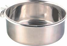 Kauss lindudele TRIXIE, roostevaba teras kinnitusega, 900 ml / 14 cm