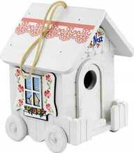 Linnumaja GARDEN&FUN GF-12932, valge, 22.5 x 17 cm