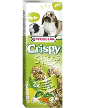Versele-Laga Crispy Sticks köögiviljadega küülikutele ja merisigadele, 110 g
