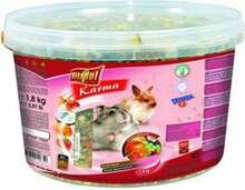 Toit närilistele Vitapol Fruits, küülikutele/hamstritele, 1,8 kg