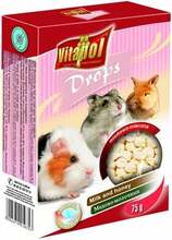 Maiuspiisad närilistele VITAPOL piima ja meega, 75 g