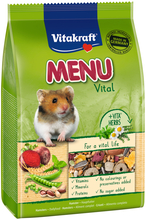 Vitakraft Menu Premium Hamster pähklitega toit hamstritele, 400 g