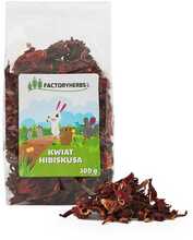 Maius närilistele ja küülikutele FACTORYHERBS Hibiscus flower, 100 g