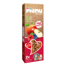 Maiusepulgad puuviljadega küülikutele ja närilistele Comfy Menu, 90 g