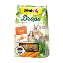 Maiustus närilistele Gimbi Drops porgandiga, 50 g