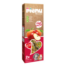 Maiusepulgad jänestele ja närilistele Comfy Menu õunaga, 90 g