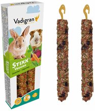 Maiustus närilistele Vadigran Stixx Veggies Rabbits & Guinea Pig, 0,15 kg, 2 tk