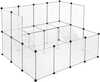 Lemmiklooma puur Songmics, 143 x 108 x 92 cm, valge