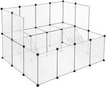 Lemmiklooma puur Songmics, 143 x 108 x 92 cm, valge