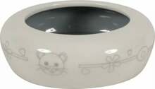 Keraamiline kauss närilistele Zolux Ceramic Bowl, 100 ml, beež/hall