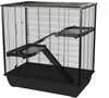 Puur hamstrile Inter-Zoo Frodo, 80 x 80 x 48 cm, must