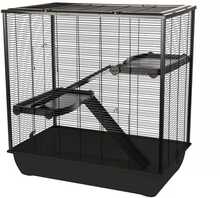 Puur hamstrile Inter-Zoo Frodo, 80 x 80 x 48 cm, must