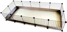 Moodulpuur närilistele C&C Modular Cage, 180 x 75 x 37 cm, hõbe