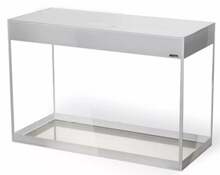 Akvaarium Aquael Glossy ST100, 215 L, läbipaistev/valge, varustusega