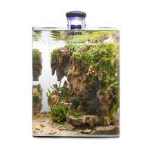 Akvaarium Aquael Opti Bent 20, must, varustusega, 19 L