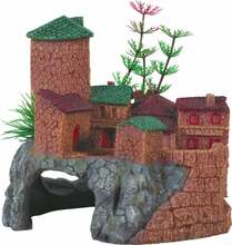 Akvaariumi dekoratsioon Zolux Medieval Village, 355656, 10 cm, pruun
