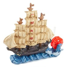 Akvaariumi dekoratsioon Happet R093 laev, 16,5 cm