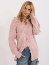 Kardigan Wool Fashion Italia AT, heleroosa