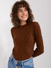 Kampsun Wool Fashion Italia AT-SW-2324-2,68, pruun
