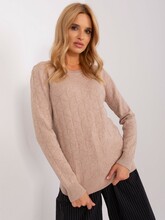 Kampsun Wool Fashion AT-SW-232901.25X, tume beež