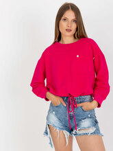 Naiste fuksia värvi džemper Rue Paris RV-BL-8066.32P