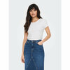 T-särk Only Carlotta 15256154, XS, valge, tight fit