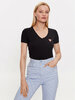 T-särk naistele Guess W2YI45 J1314, slim fit, must