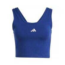 Naiste topp Adidas Essentials Small Logo Cotton Lifestyle Tank, JC5939, L, tumesinine