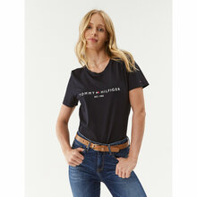 T-särk naistele Tommy Hilfiger Heritage WW0WW31999, L, tumesinine