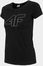 T-särk naistele 4F W H4L22-TSD353 20S, XS, must